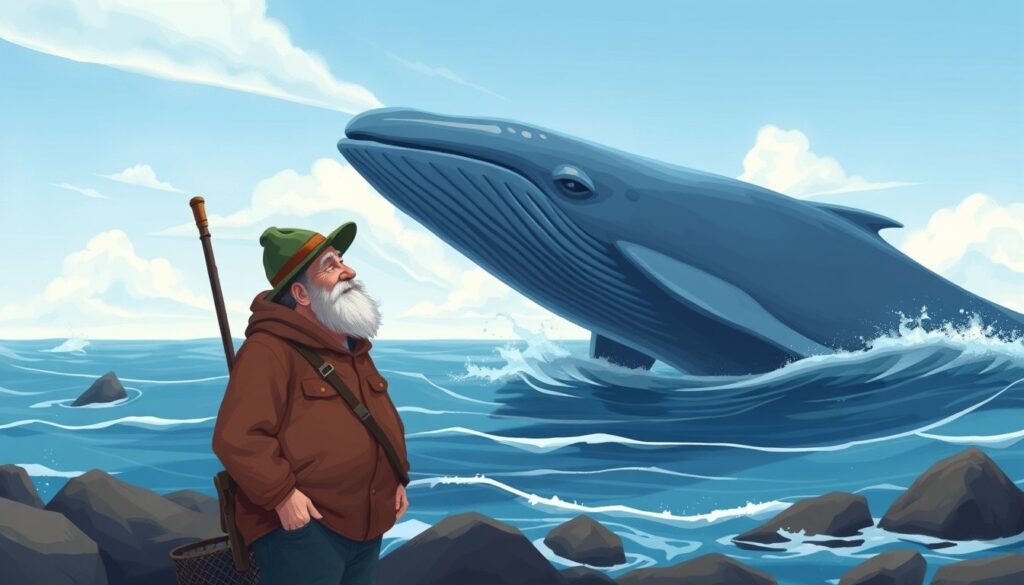 The Fisherman and the Big Whale